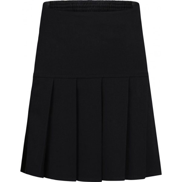 Fan Pleat Skirts — Black
