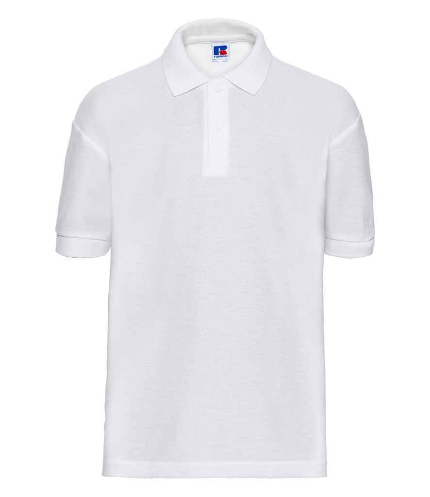 Poly/Cotton Piqué Polo Shirt — White