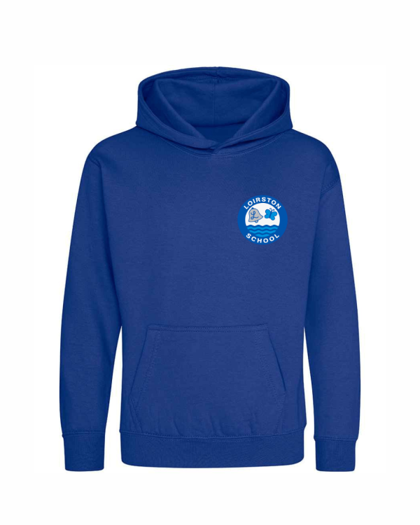 Hoodie (with logo) — Royal Blue