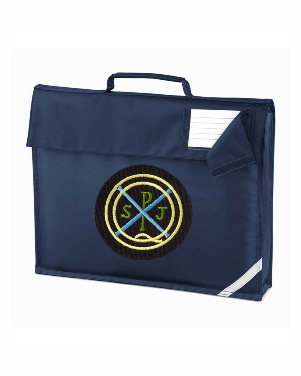 Book Bag (with logo) — Navy Blue