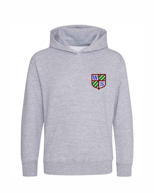 Hoodie (with logo) — Light Grey