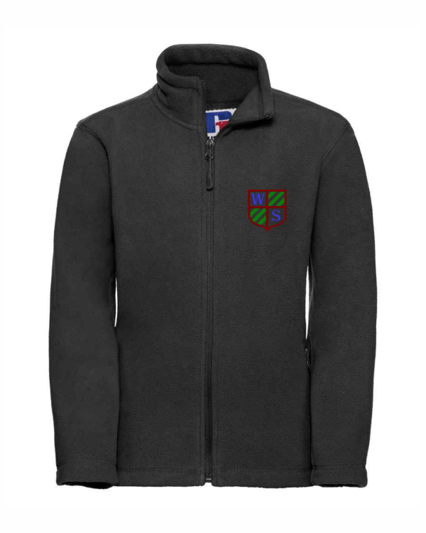 Outdoor Fleece Jacket (with logo) — Dark Grey