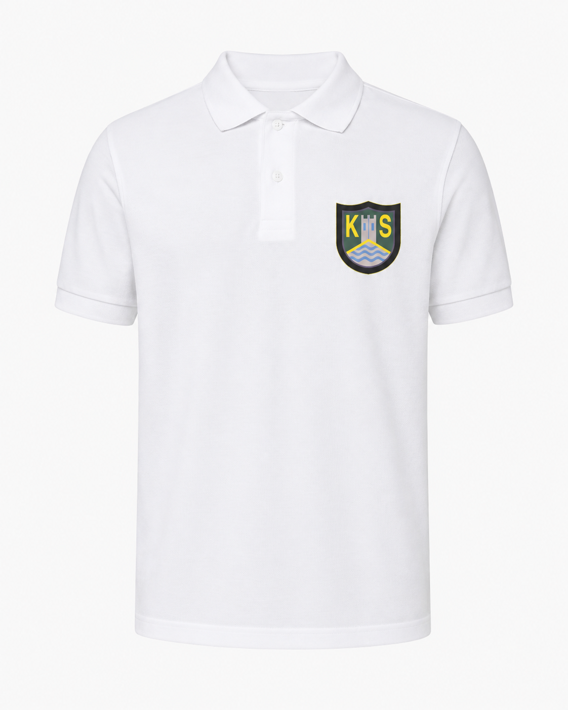 Poly/Cotton Piqué Polo Shirt (with logo)